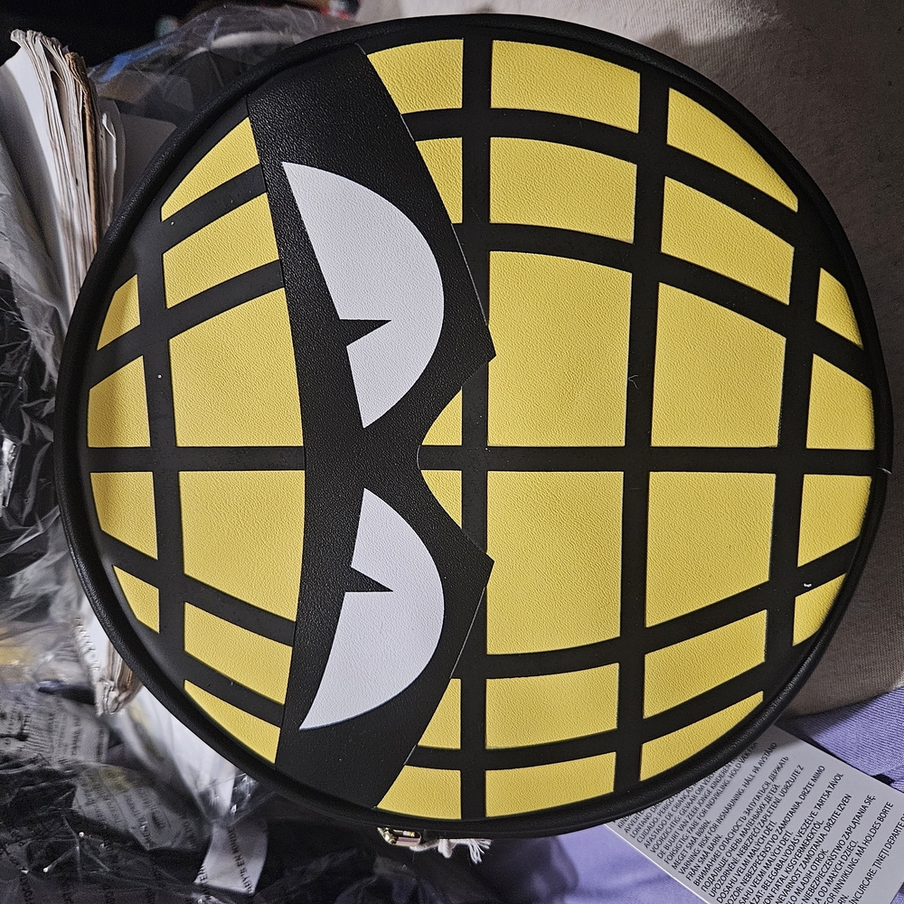 Loungefly Yellow and Black Crossbody Bag